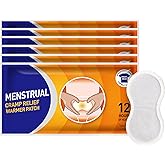 KZM KANGZHIMEI, Menstrual Heating Patches - 6 Count Heat Patches for Menstrual Cramps - Portable Adhesive Heat Patches for Cramps and Backache Relief Travel Essentials for Women