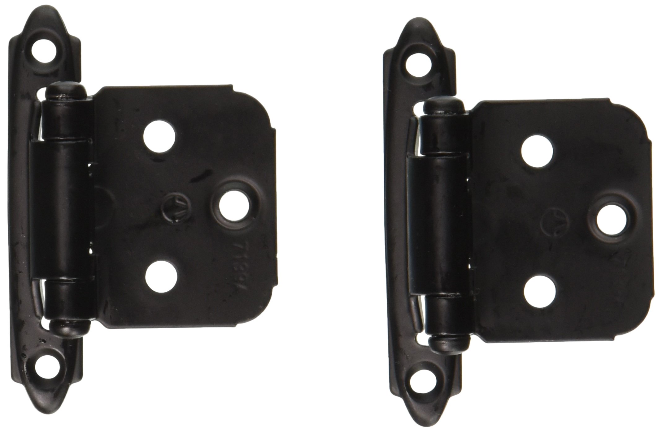 Buy Variable Overlay SelfClosing, Face Flat Black Hinge 2 Pack