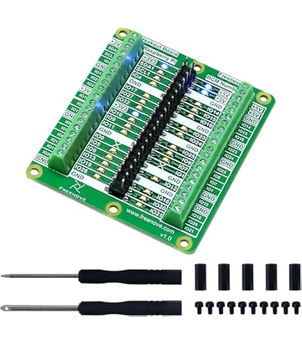 OSOYOO Breakout Board Für Raspberry Pi Pico - GPIO LEDs & Schraubklemmen