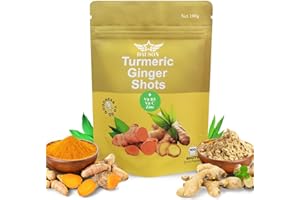 DAUSON Ginger Turmeric Supplements – Boosted with Vitamin D3, Vitamin C, Pepper, Zinc & Orange | Joint, Gut & Skin Health Support