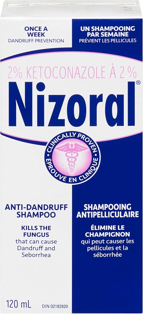 Nizoral Ketoconazole 2 Percent Anti-dandruff and Itchy Scalp Shampoo, 120ml: Amazon.ca: Beauty