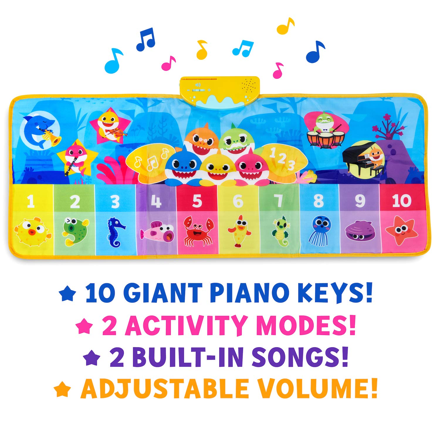 Baby Shark Official - Step & Sing Piano Dance Mat