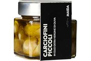 GUSTIAMO Small Artichoke Hearts Preserved in EVOO - Maida Farm, Campania, Italy