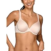 Vanity Fair Women's Perfect T-Shirt Bra, Body Shine Full Coverage, Lightly Lined Cups up to DD
