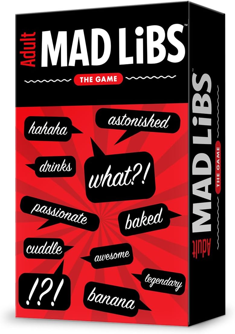 Looney Labs Adult Mad Libs: The Game – A Fast-Paced Word Game for Adults and Party Game Fans