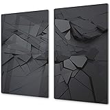 Planche De Cuisine En Verre Tulup 60x52 - Portrait De Tigre - Moderne