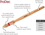 ProDec 4 Piece Pure Bristle Sash Brush Set for Precision Painting - Gloss Satin view 2