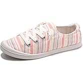 Women's Slip On Canvas Sneaker Low Top Casual Walking Shoes Classic Comfort Flat Fashion Sneakers