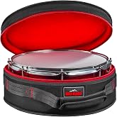 Niu Kako 14"x5.5"/14"x6.5" Snare Drum Case - 12mm Thick Padded Gig Bag | Lightweight Travel Case for Drummers, Gig Transport &amp; Storage