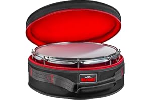 NIU KAKO 14"x6.5" Snare Drum Case -Thick Padded Snare Drum Bag | Lightweight Protective Covers for Drummers, Gig Transport, and Long-Term Storage.