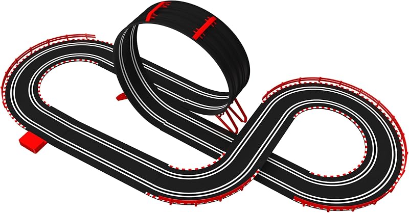 - Circuito compacto - pista completa - 2 carros incluídos - Escala 1:43 (circuito compacto de rali rápido)