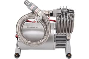 Heavy Duty Air Compressor,Portable Air Compressor,12V 20A 150PSI 1.9CFM for Trucks Car Train Horns Suspensions,for Universal 