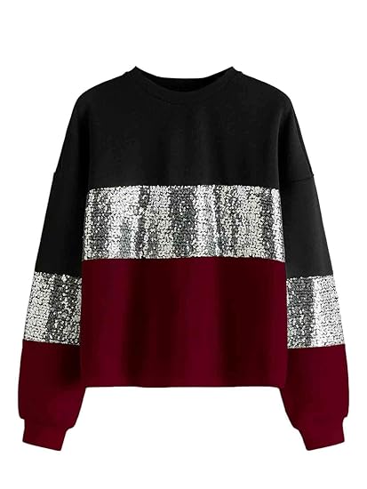 turtleneck sequin top