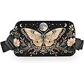 Butterfly Fanny Pack for Women Men Belt Bag Waterproof Waist Bags With Adjustable Straps Phone Purse Wallet Presents for Travel Sports Workout