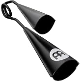 Modern Style A-Go-Go Bell, Black Powder Coated Steel - NOT MADE IN CHINA - Tonally Matched with Spring Handle, 2-YEAR WARRANTY