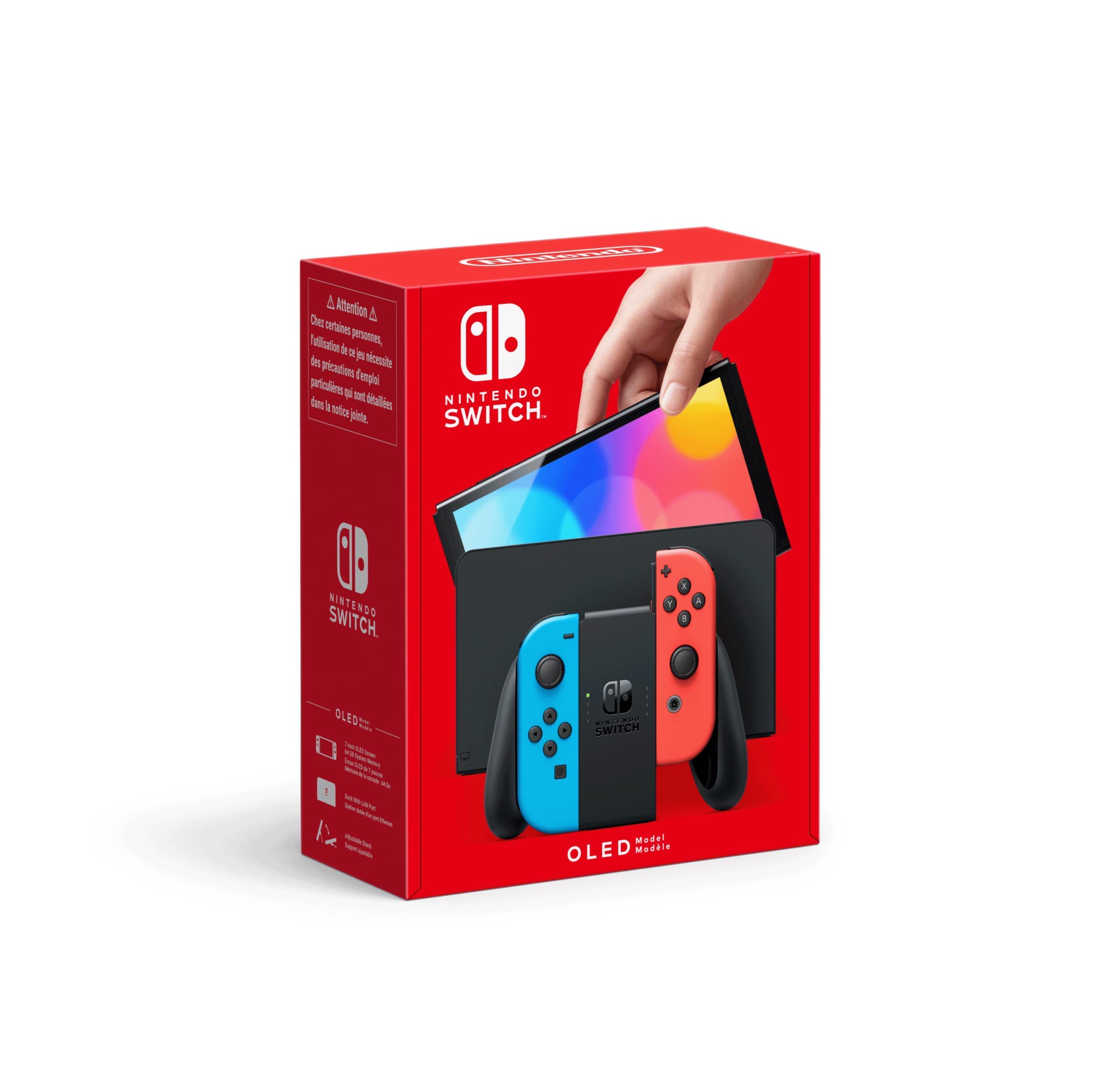 Nintendo Switch (OLED-Modell) Neon-Rot/Neon-Blau
