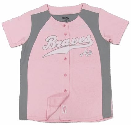pink braves jersey