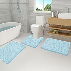 Buganda Memory Foam Bathroom Rug Mat 59x17, Extra