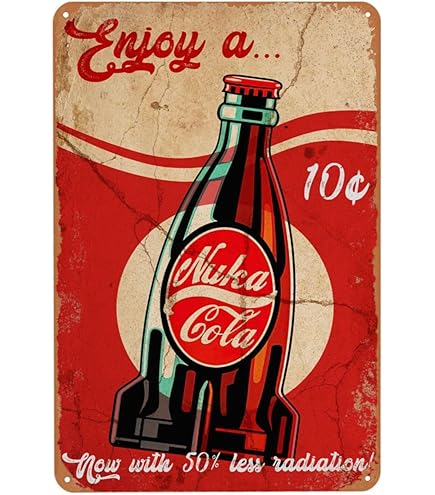 Nuka Cola,Bar Poster Vintage Tin Metal Signs Home Décor