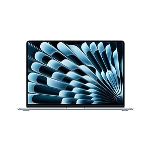 Apple Portatile MacBook Air 15” con chip M4 (2025): progettato per Apple Intelligence, display Liquid Retina da 15,3”, 16GB di memoria unificata, 256GB di archiviazione SSD, Touch ID; Celeste