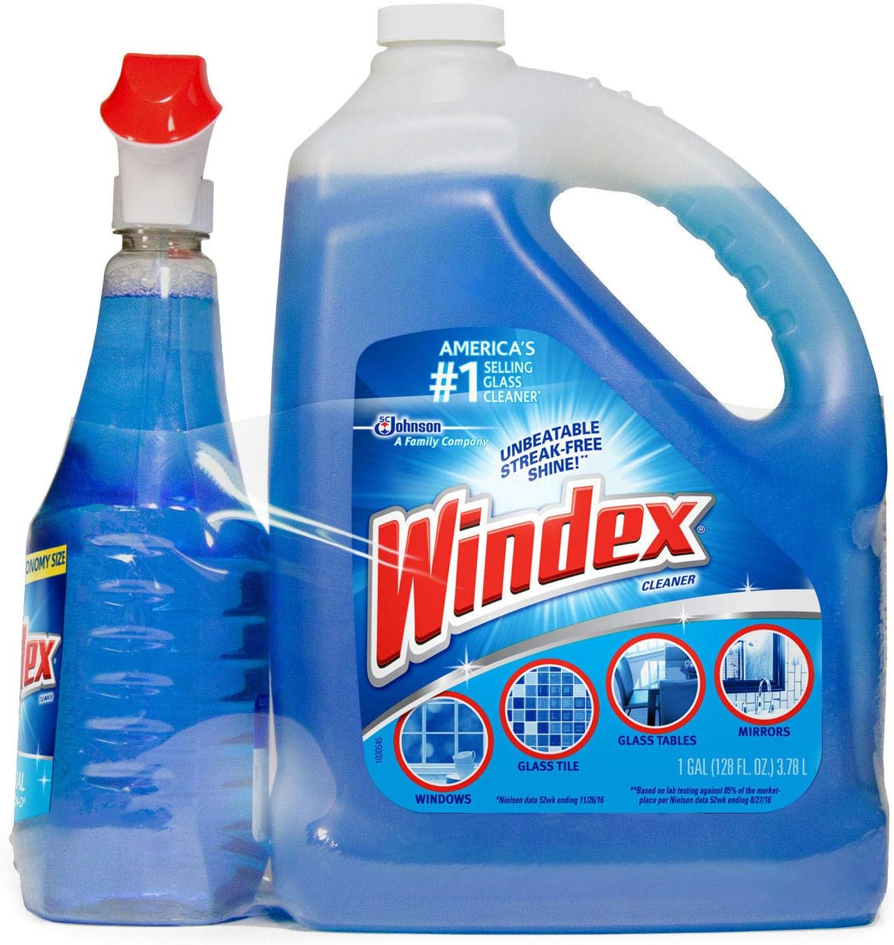 Windex Original Glass Cleaner (128 oz. refill + 32 oz. trigger): Health & Personal Care