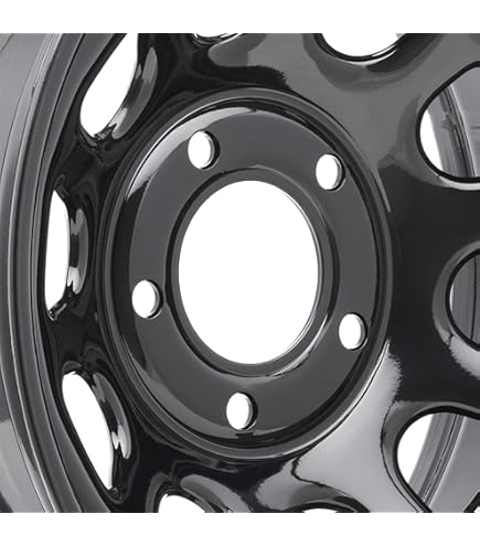 Bassett　バセット　15x8　D-Hole ブラック　5穴　2本セット Bassett バセット 15x8 D-Hole ブラック 5穴 2本セット