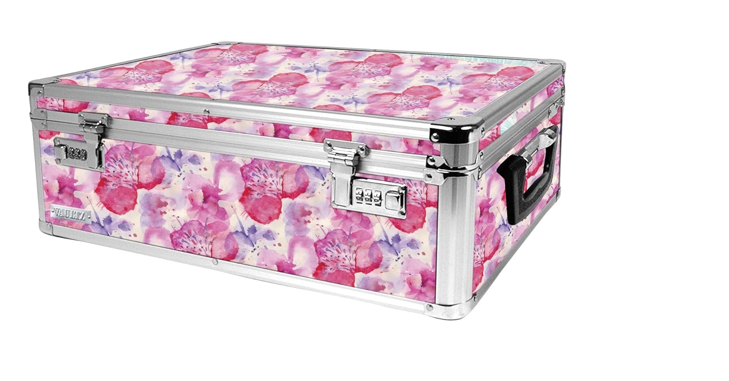 Vaultz VZ03806 Locking Dorm Chest with Tether, Secure Valuables with 2