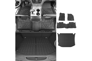 powoq Floor Mat Compatible with 2011-2021 Jeep Grand Cherokee Cargo Mat Floor Liner TPE Trunk Cargo Liner Replacement for 2011-2021 Jeep Grand Cherokee Accessories