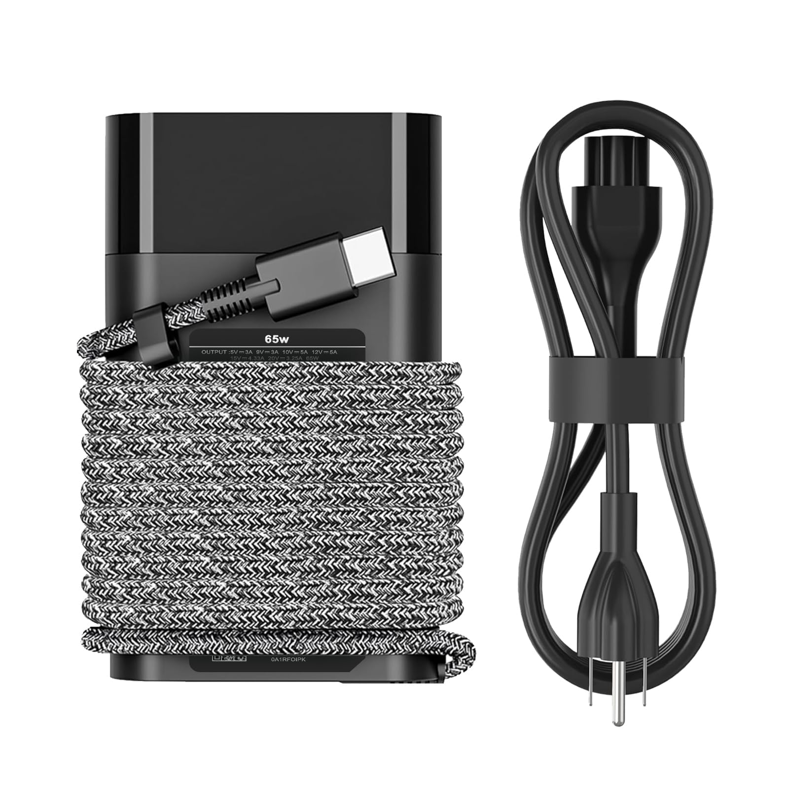 DJW 65W USB C Laptop Charger Compatible with HP Spectre x360,Envy,Elitebook x360,Pavilion, Elite x2,Chromebook,Omnibook,Dragonfly,Zbook,ProBook Travel Computer Charger USB Type C AC Power Adapter