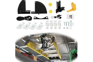 BENUT Van Interior Ladder Storage System Utilizes Overhead and Interior Sidewall Space,Alloy Steel Material, Includes System and Mounting Kit