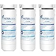 Filterlogic FL-RF48 Replacement for GE® XWF, NSF Certified Refrigerator Water Filter, 3 Filters