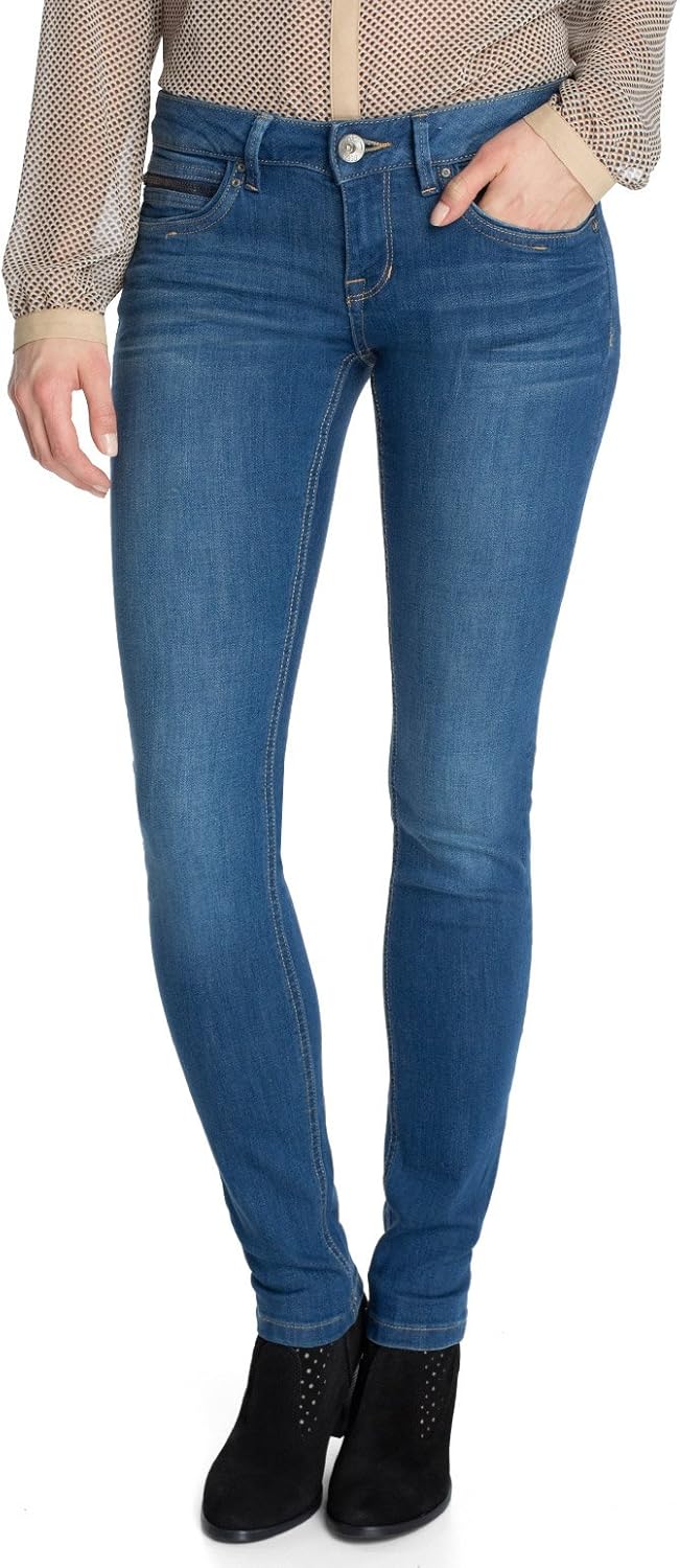 edc by Esprit Women's Skinny/Slim Fit Jeans Blue Blau (945 REG