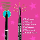 NYX Micro Brow Pencil Espresso Ultra Slim Dual Ended Waterproof Vegan view 2