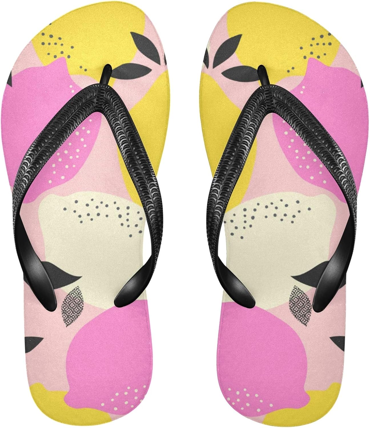 lemon flip flops