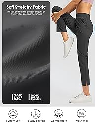 G Gradual Women's Pants Ankle 7/8 Golf Pants 3