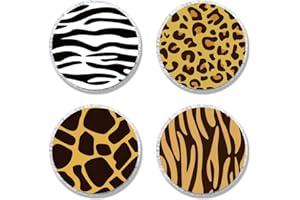 MAGJUCHE Zoo Animal Print Candy Stickers, Wild Animal Print Party Sticker Labels for Favors, Decorations, Fit, 304 Count