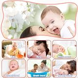 Zuimei 8 Pack Muslin Cloths Baby 100% Cotton 25x25 cm Soft Face Cloths view 2