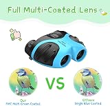 EUTOYZ Binoculars for Kids 3-12 Years Old, 8X Magnification, Boys & Girls Gift, view 5