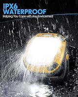 MOXTOYU 50W LED Rechargeable Work Light 4500LM 6 Modes Waterproof USB view 7