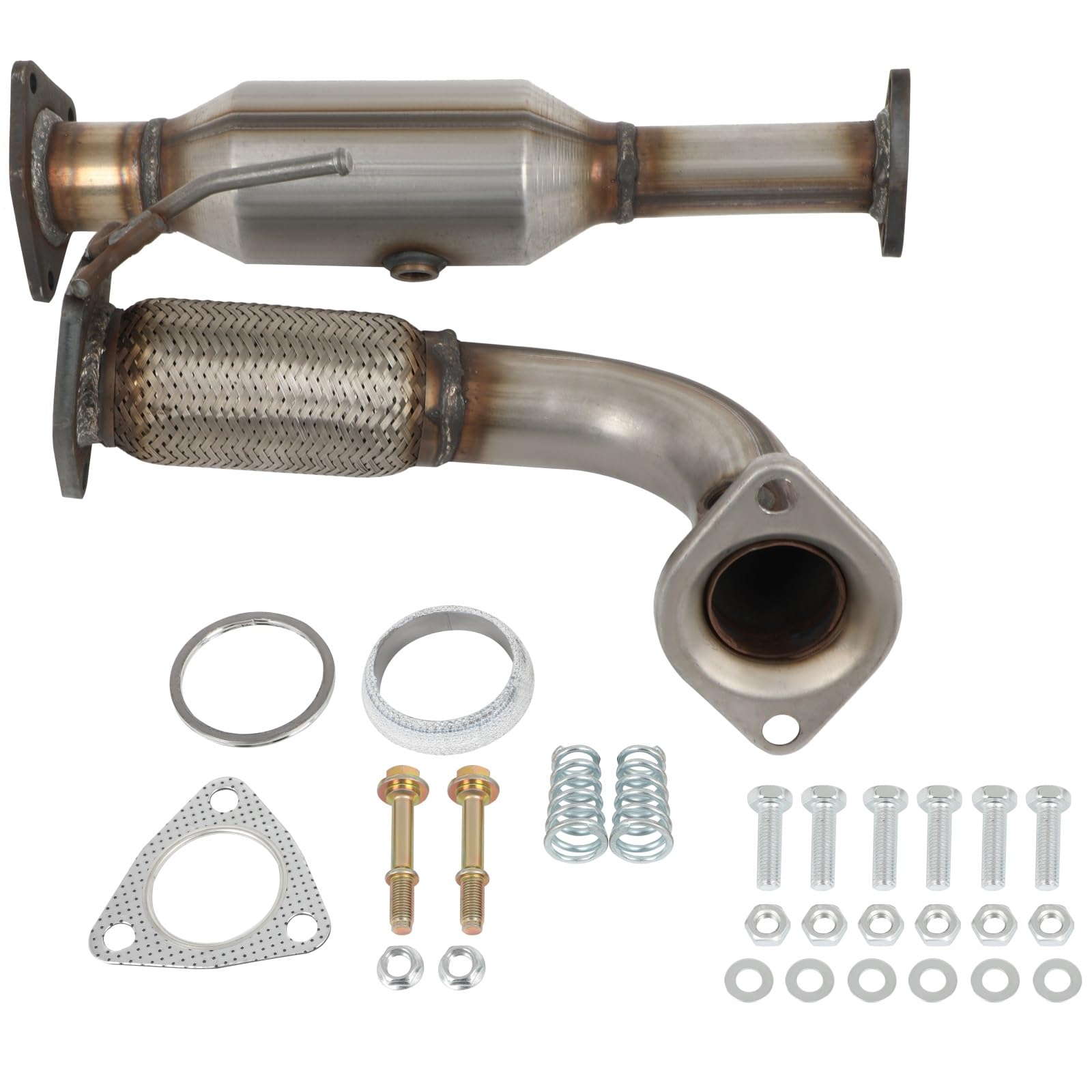 SCITOO 16299 52349 2PCS Catalytic Converter Fit For