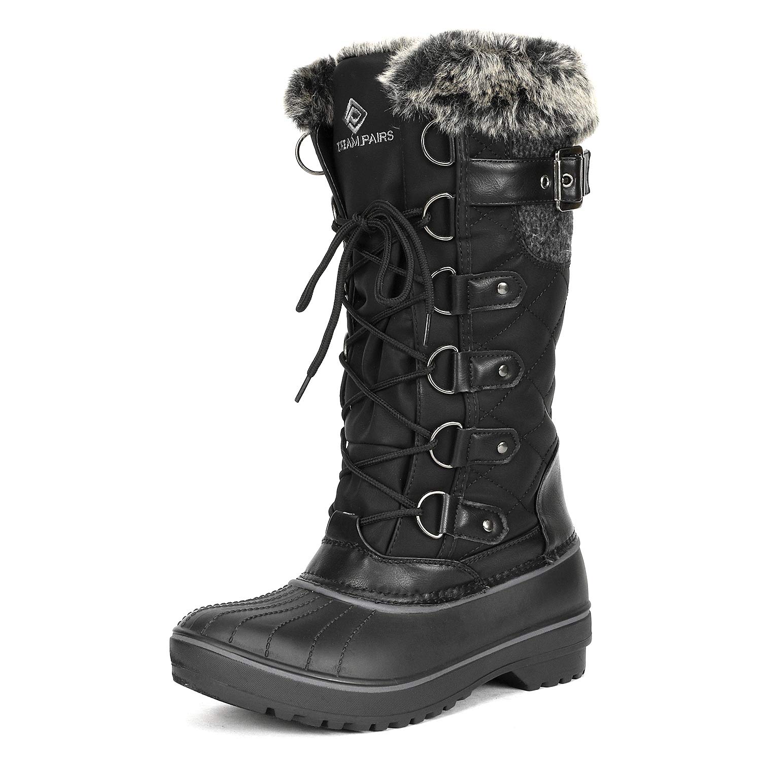 dream pairs women's mid calf winter snow boots