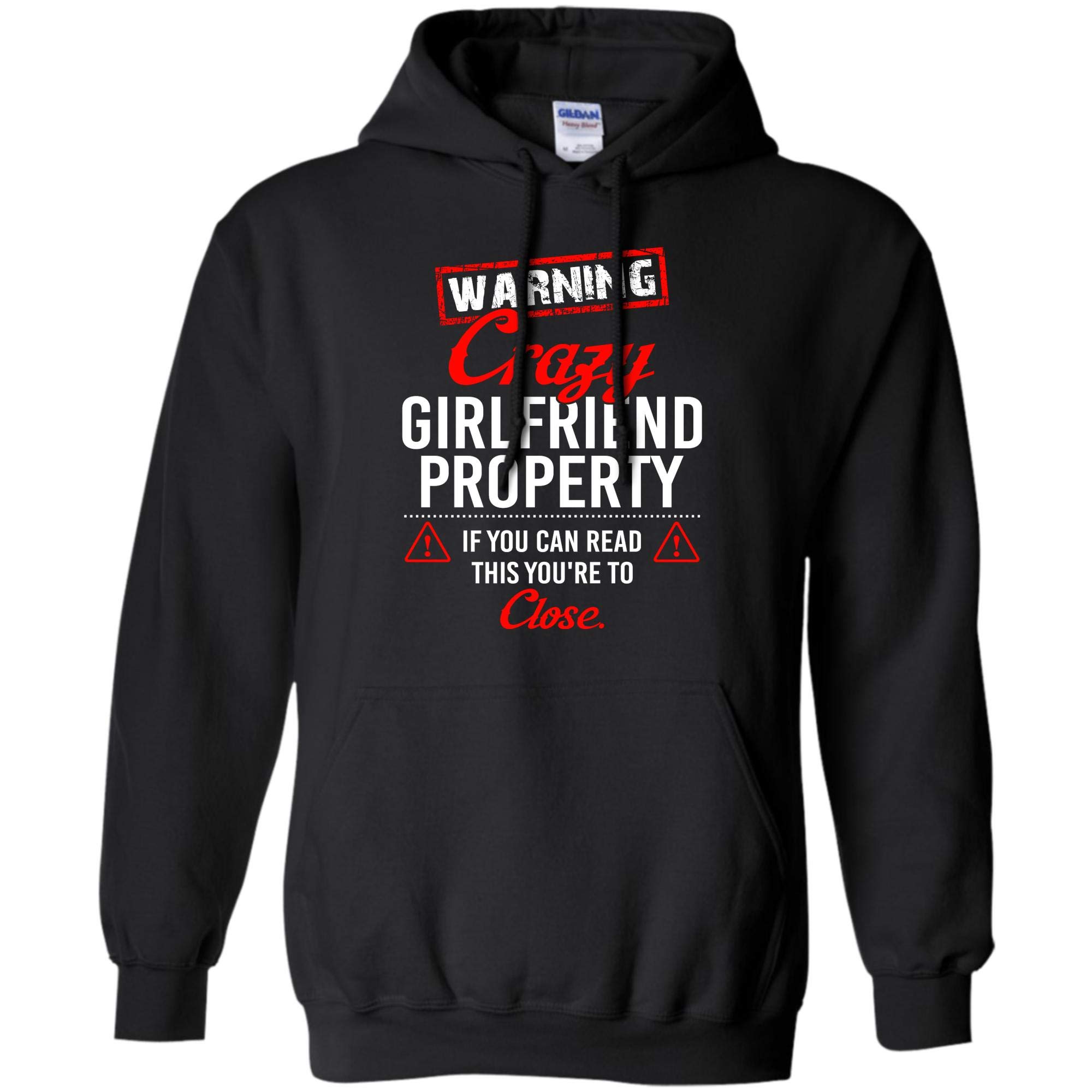Funny Crazy Girlfriend Property Boyfriend Humor T Shirts Stellanovelty