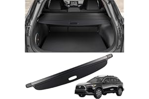 Marretoo Cargo Cover for Toyota Corolla Cross 2026 2022 2023 2024 2025 Retractable Rear Trunk Cover Luggage Security for Toyota Corolla Cross Accessories (Not for Corolla) Factory Style Security Shade