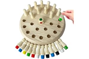 JUGEOZHI Alzheimers Activities for Seniors - Memory Training Products for Dementia Elderly Wooden Gifts for Adults Patients with Dementia