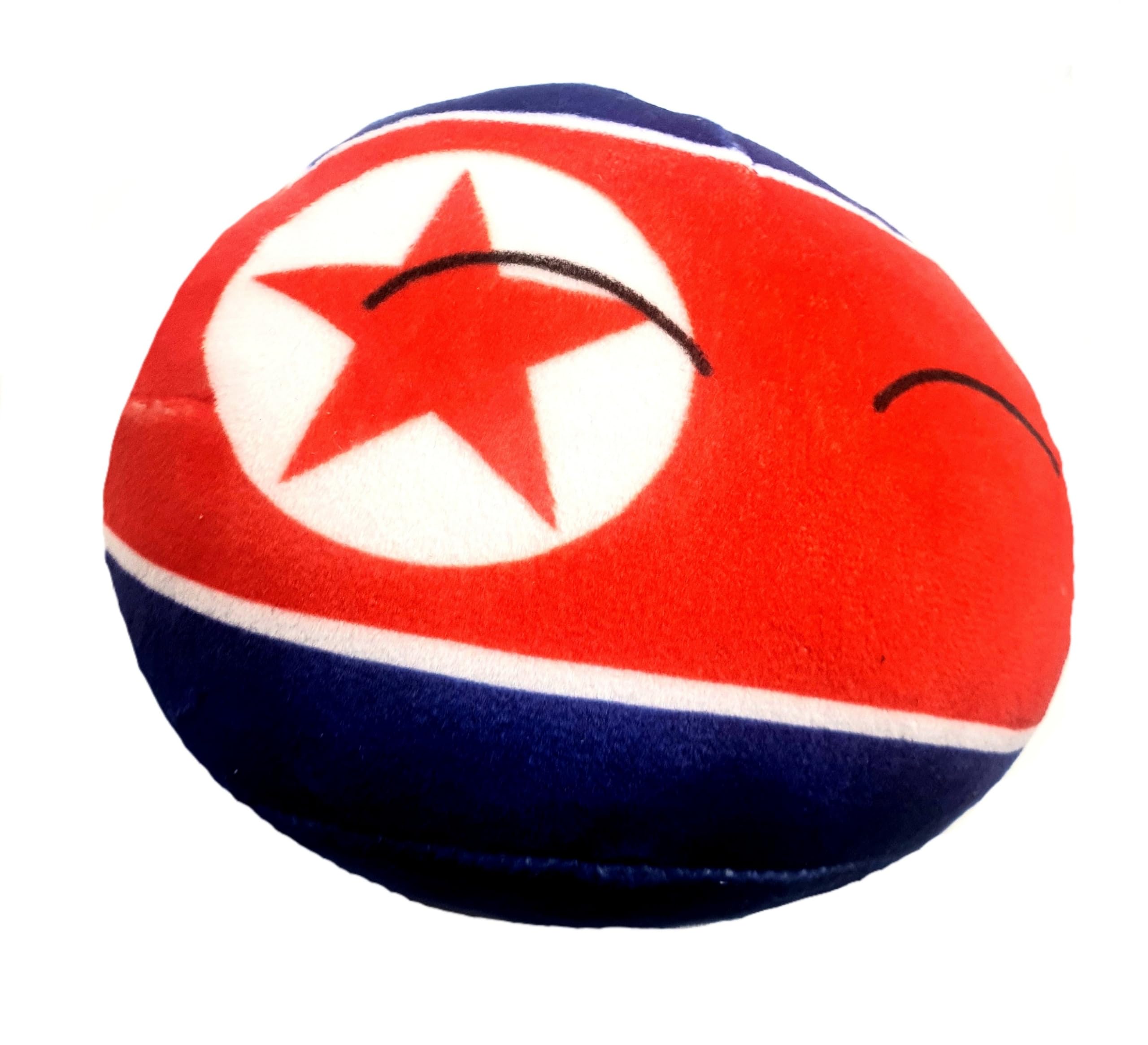 10cm Countryballs Country Ball Cute North Korea Korean Flag Cuddly Meme Ball Toy Gift