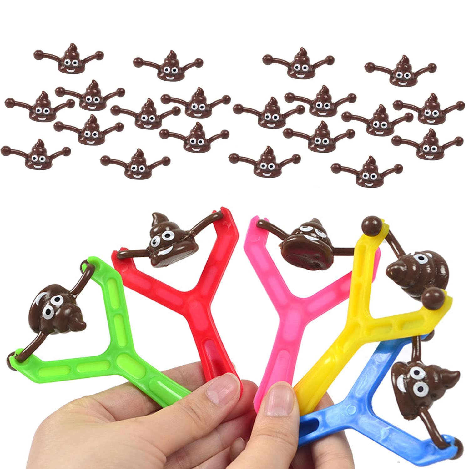 Mua Poop Slingshot Toy Mini Rubber Slingshot Flying Poop Toys
