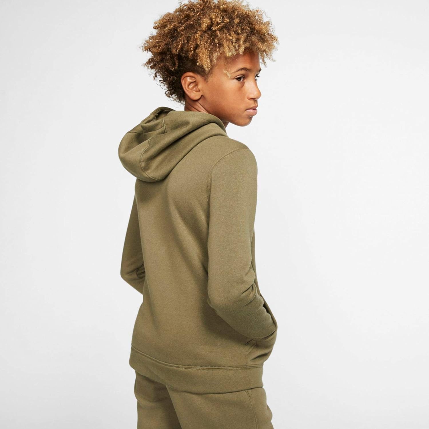 Nike Kids Boy's NSW Club Pullover Fleece Hoodie (Big Kids): Clothing
