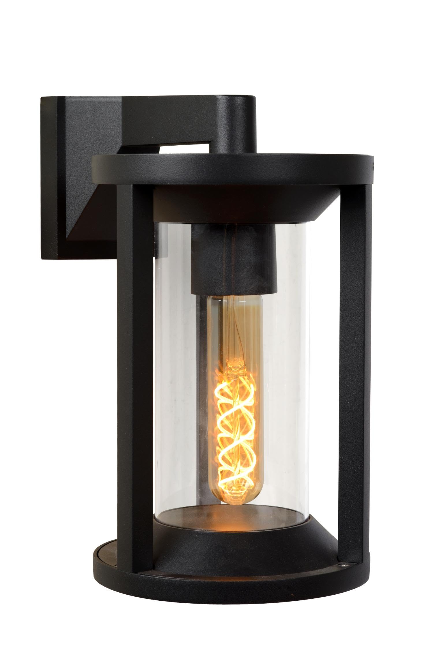 LUCIDE CADIX - Wall Light Indoor/Outdoor - 1xE27 - IP65 - Black