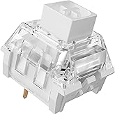 Kailh Box White Pro Switches for mx Mechanical Keyboard,3-Pin Thick Clicky/Firm Response/Gaming/RGB/Crisp Sound Switches(Box White Pro 10pcs)