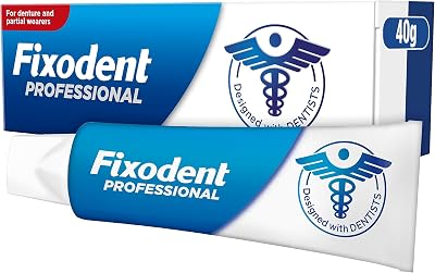 Fixodent Professional Denture Adhesive Cream 40 ml Mint, Ultra Hold